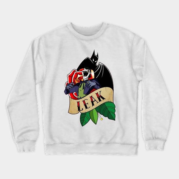 batman and joker Crewneck Sweatshirt by dubcarnage